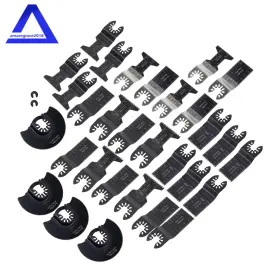Amz1811160 Marddpair 32pcs Professional Steel Oscillating Tool Blade Bi-metal For Metal Cutting