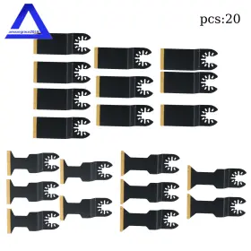 Amz1811203 Marddpair 20pack Oscillating Tool Blade Metal Cutting 3 Type Professional Saw Blades