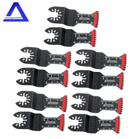 Amz1811418 Marddpair 10 Pack Curved Multi Tool Blades Kit Japanese Tooth Oscillating Saw