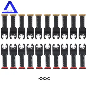 Amz1811633 Marddpair 20 Pcs Extra Long 2 Types Oscillating Tool Blades Curved Edge Multitool
