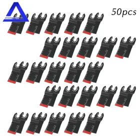 Amz1812192 Marddpair Bi-metal Oscillating Saw Blades 50 Pack 34mm Multi Tool Kits For Wood
