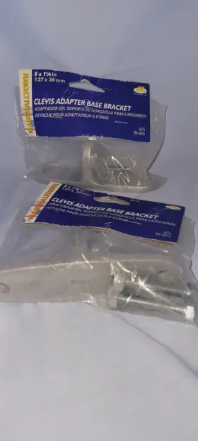 6516 Marshalltown Lot Of 2 Clevis Adapter Base Brackets