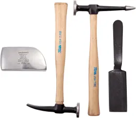 Martin 697950375397 644k 4 Piece Body And Fender Repair Tool Set Wood Handles