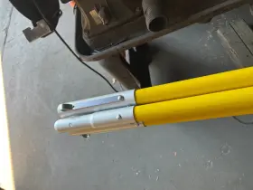 Mfp-24 Max Life Mfg Corp. 24 Ft. Standard Hollow Fiberglass Pole Q.c. 4 Poles Of 6ft. Mxf Ends