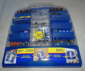 Hss73640mx Maxtech Max-tech 217 Pc Rotary Tool Accessory Kit