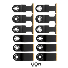 1598888 Menbager Oscillating Tool Saw Blades Bi-metal Include 6pcs 34mm/1.34 Inch 44mm/1.73