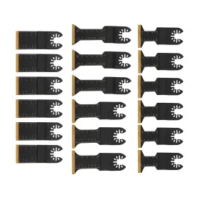 1599002 Menbager 4 Types Metal Cutting Blades 18 Professional Titanium Oscillating Tool Blade