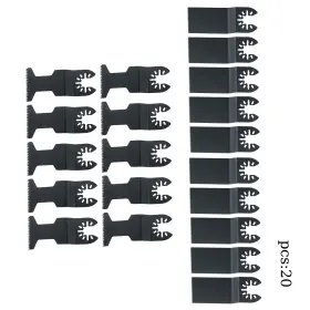 1599040 Menbager 4 Types For Metal Cutting Blades 20pcs Professional Oscillating Tool