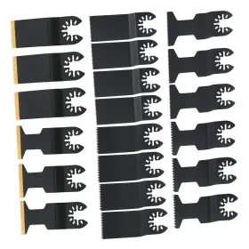1599078 Menbager 20 Pcs 6type High-carbon Steel Universal Oscillating Tool Blades Multitool Blade