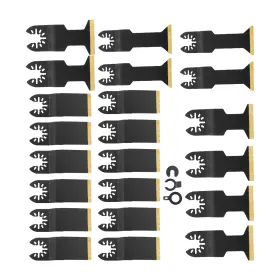 1599192 Menbager Professional Steel Oscillating Tool Blade 22 Pieces 3 Types For Metal Nails