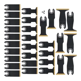 1599382 Menbager Professional Steel Oscillating Tool Blade 30 Pieces 4 Types For Metal Nails
