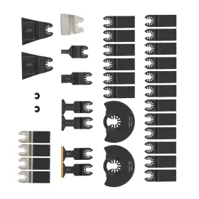 1599458 Menbager New For Wood Metal Plastics Saw Blades 35 Oscillating Premium Multitool Kit