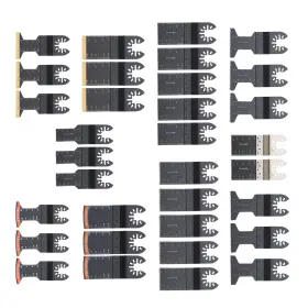 1599724 Menbager 37pack Universal Quick Release Oscillating Tool Blade Wood And Plastic Saw Blades