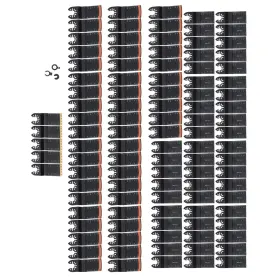 1599876 Menbager Quick Release Professional Wood Metal Oscillating Multitool Saw Blades 105 Pack