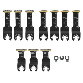 1600636 Menbager For Metal Cutting Blades 10pcs Professional Steel Oscillating Tool Blade 3 Types
