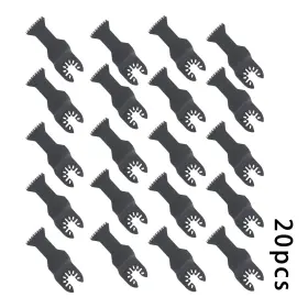 1601396 Menbager 20pcs For Plastic Wood Curved Edge Oscillating Multitool Clean Cut Saw Blades