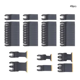 1601434 Menbager For Metal Wood Cutting 49pack 4type Universal Oscillating Tool Multitool Blades