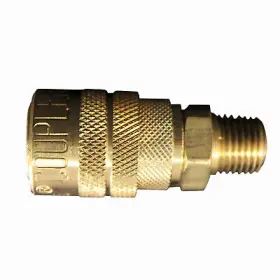 S-716 Milton 10 Pack Compressor Coupler Brass I/m-style Male 1/4- Inch Npt