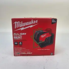 3622-20 Milwaukee New M12 12v Green Laser
