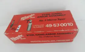 49-57-0010 Milwaukee Steel Hawg Arbor Assembly No. 3 Morse Taper Instructions