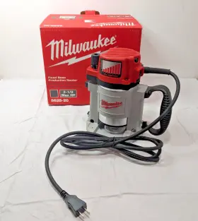 5625-20 Milwaukee Fixed-base Production Router 3-1/2 Max Hp Without Wrenches