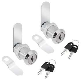 561130 Mozeat Lens 1 Hmintznc Cabinet Locks With Keys 2 Pack 1-1/8 Inch Cam Keyed