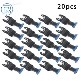 379278 Netuera Japanese Tooth Curved Edge Oscillating Multitool 20pcs Saw Blades