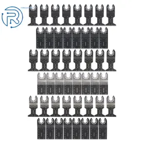 614103 Netuera 48 Metal Wood Universal Oscillating Multitool Quick Release Saw Blades Kit New