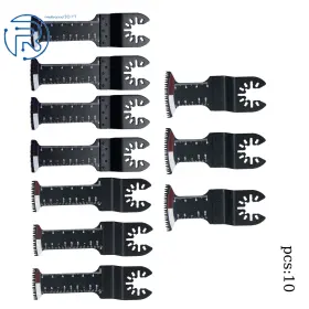 883575 Netuera Bi-metal Japanese Tooth Extra Long Multitool Universal Blades Kits 10pack