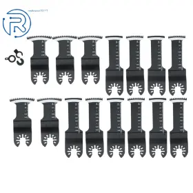 883617 Netuera 15 Bi-metal Extra Long And Japanese Tooth Oscillating Tool Blade Multitool Blades