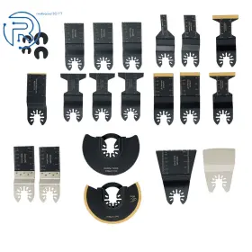 883785 Netuera 23pcs Heavy Duty Titanium Steel Oscillating Tool Blade For Metal Cutting Blades