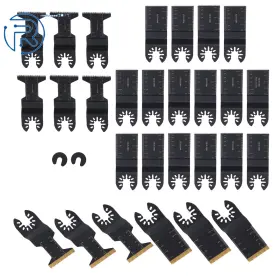 883827 Netuera 28pack Professional Oscillating Saw Blades Universal Titanium Multitool