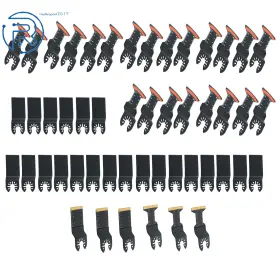 883995 Netuera Titanium Oscillating Tool Blades Curved Edge Saw 50pcs