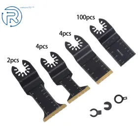 884184 Netuera For Metal 110 Pcs Multitool Blades Oscillating Tool Blade Titanium Saw