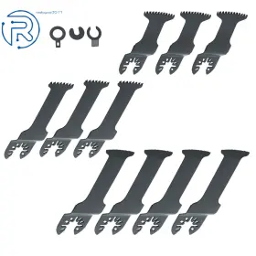 884562 Netuera 3 Types Universal Steel Oscillating Tool Blade 10pcs For Metal Cutting Blades