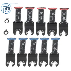 884625 Netuera 10pcs Extra Long Bi Metal Japanese Teeth Oscillating Saw Blades For Wood Plastic