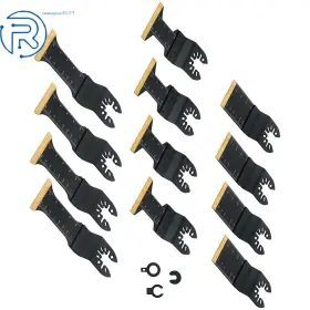 884688 Netuera Professional Ocillating Tool Saw Blades 12 Pack Includes 3 Types Carbon Steel