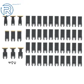 885297 Netuera For Metal Wood Cutting 49pack Oscillating Tool Blades Universal Multitool