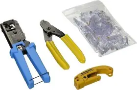 Ez-rj45 Nsi Industries 100012 Platinum Tools Basic Installation Kit. Kit Box