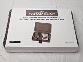 62492152 Paramount 13 Piece Stubby Reversible Combination Wrench Set 6 - 19 Mm