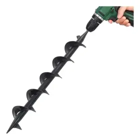 Pr-4753-2966666 Pemberly Row Contemporary 3 Inch X23.6 Bit Steel Auger Drill In Black