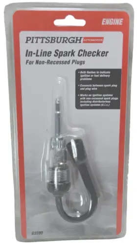 63590 Pittsburgh In-line Ignition Spark Checker Dirty Plug Connections