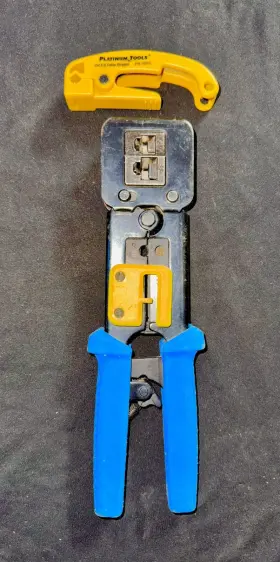1000054 Platinum Tools P/n Ez-rj Pro Hd Crimp Tool And Cat5/6 Stripper 15015pt