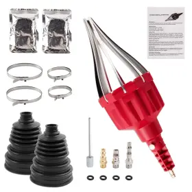 Xb-cv004-002 Pnkauto New Upgrade Universal Cv Joint Boot Installation Tool Kit With 2 Boots Fits