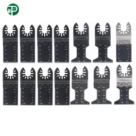 Pf5146240 Powerfit 14 Pcs High Precision Wood/soft-metal Oscillating Saw Blade Wood Metal Cutter