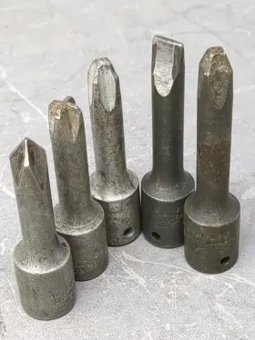 4840-r Proto 3/8 Inch Drive Screwdriver Bit Socket Lot Phillips Slotted Mixed Industrial