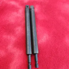 61406 Proto 61406/7107 Lot Of 2 Hex Shank Extensions 3/8m Sq X 1/4m 6 Inch Oal New