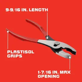 J280g Proto Combination Slip Joint Pliers 9-9/16 Inch Oal 2-3/8 Jaw Length Qty 2