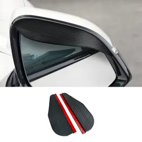 Qkwl Qkwl-z61zsocrmrc 2pcs Car Rearview Mirror Rain Covers Side Guard Durable Effect
