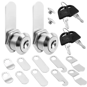 00703001 Qvyqvy 5/8ftft Alloy Cam Locks With Keys For Mailbox Toolbox And Pickup 2 Pack